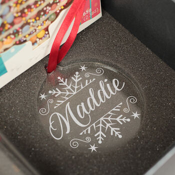 Christmas Snowflake Highball Glass And Gift Boxed Set, 7 of 9