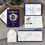 Passport Foil Wedding Invitation, thumbnail 1 of 6