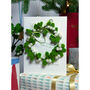 Mistletoe Wreath Luxury Christmas Card, thumbnail 2 of 9