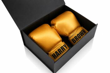 Personalised Baby And Toddler Boxing Gloves Gift Boxed, 4 of 10