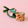 Hand Painted Mini Ceramic Mug Christmas Ornament With Candy Cane, thumbnail 2 of 3