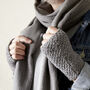 Fair Trade Vegan Eco Banana Yarn Unisex Throw Scarf, thumbnail 1 of 9