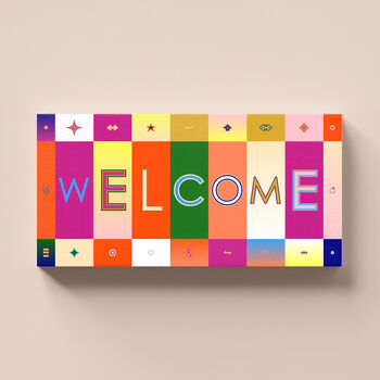 Welcome Sign Personalised Print Gift, 6 of 10