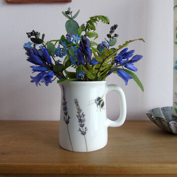 Lavender And Bee Fine Bone China Mini Jug, 3 of 12