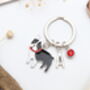 Personalised French Bulldog Keyring, Frenchie, thumbnail 4 of 8