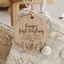 Bump's First Christmas 2025 Wooden Bauble, thumbnail 1 of 4