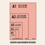 Everything Is Figureoutable Landscape Wall Print | Blush Pink And Cream, thumbnail 2 of 3