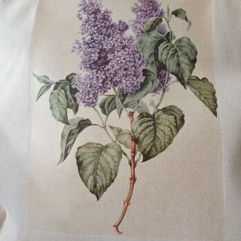 Floral Botanical Print Cotton Shopper Tote Bag, 6 of 12