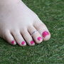 Purple Stone Pure Silver Adjustable Bichiya Toe Ring, thumbnail 2 of 6