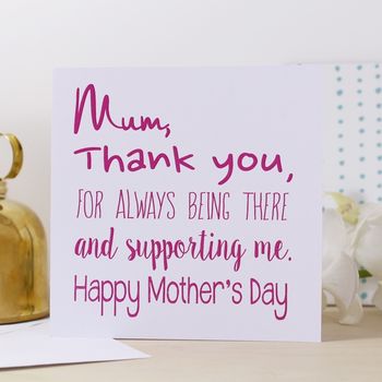 Personalised Mother's Day Card, 9 of 9