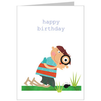 Bug Boy Birthday Card, 2 of 4