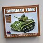 Sherman Tank Metal Construction Set, thumbnail 3 of 4