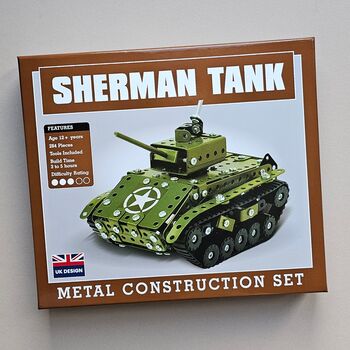 Sherman Tank Metal Construction Set, 3 of 4