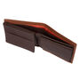 Brown And Tan Men's Leather Wallet Rfid Protected, thumbnail 2 of 3