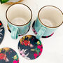 Blossom Coasters Box Set Of Four Round Heat Resistant, thumbnail 1 of 10