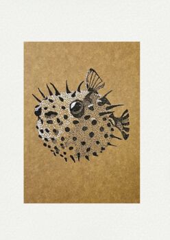 Shaded Fish Pointillism Diy Art Kit Set Of Four, 2 of 9