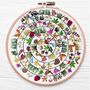 Round And Round The Woodland Hand Embroidery Kit, thumbnail 1 of 6