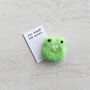 Toadally Awesome Wool Felt Frog In A Matchbox, thumbnail 3 of 6