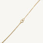 Circle 14k Gold Plated Pendant Necklace, thumbnail 4 of 4