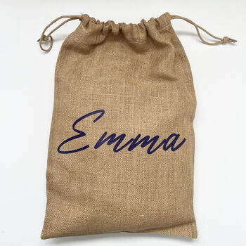 Personalised Jute Party Gift Sack, 2 of 6