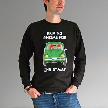 'Driving Gnome For Christmas' Jumper, 2 of 8