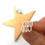 Sterling Silver Geometric Honeycomb Earrings, thumbnail 3 of 8