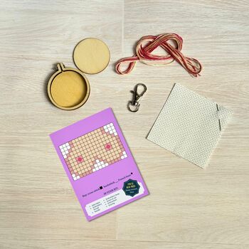 You're My Breast Friend! Mini Matchbox Cross Stitch Kit, 7 of 9