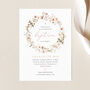 Pink Floral Personalised Baptism Invitation, thumbnail 2 of 3