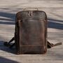 Genuine Leather Backpack, thumbnail 1 of 12