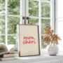 Mon Cheri French Typography Poster, thumbnail 2 of 5