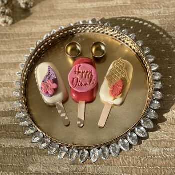 Personalised Diwali Trio Of Cakesicle Gift, 11 of 12
