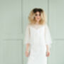 Gold Cape Beaded Wedding Dress Cover Up, thumbnail 10 of 12