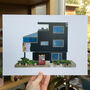 'Apartments, Tokyo' Recycled Paper Collage Print, thumbnail 1 of 5