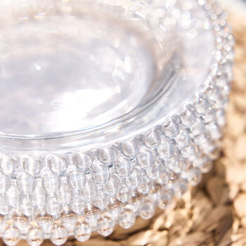 Bella Perle Beaded Glass Side Plates, 4 of 4