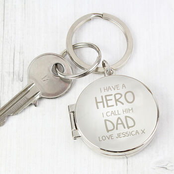 I Have A Hero Photo Keyring And Fob, 2 of 3