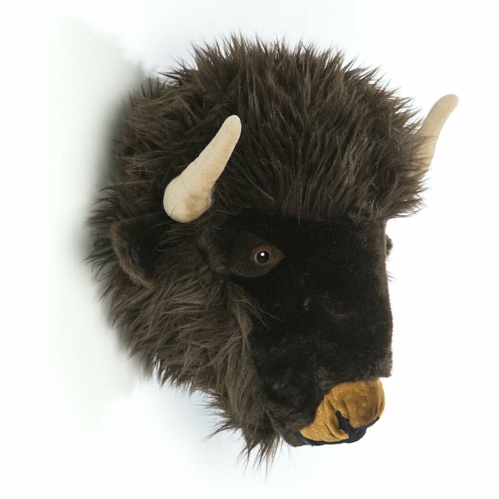 Buffalo Wall Animal Trophy Head, 1 of 3