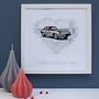 Personalised Watercolour Car Portrait Framed Print, thumbnail 3 of 7