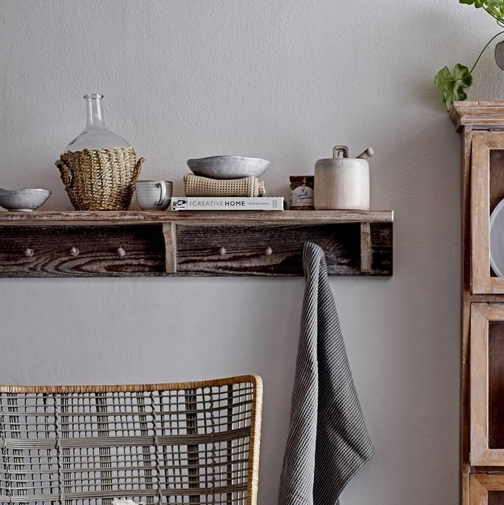 Distressed Pine Shelf By Idyll Home