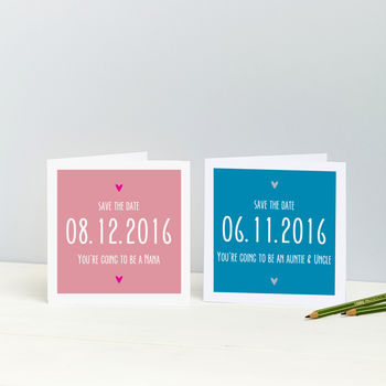 New Baby Pregnancy Announcement Card, 2 of 3