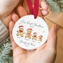 Personalised First Christmas Family Ornament With Names, thumbnail 1 of 8