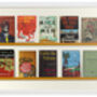 Book Lover Gift Personalised Top 10 Book Cover Print, thumbnail 8 of 8
