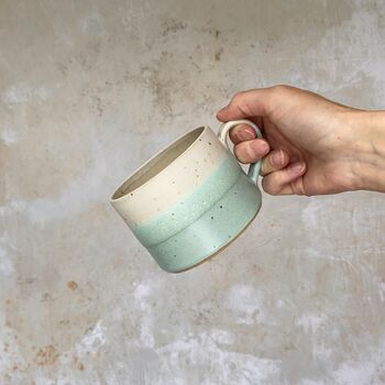 Handmade Short Mug In Calm Waters, 3 of 6