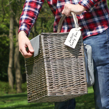 Althorp Personalised Two Person Picnic Basket, 2 of 12