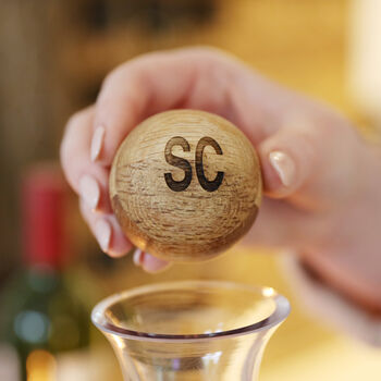 Wine Carafe With Personalised Oak Stopper, 10 of 10