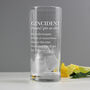 Personalised Gincident Hi Ball Glass, thumbnail 6 of 6
