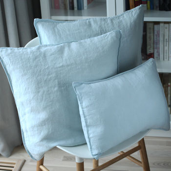 Stone Washed Linen Decorative Cushion Covers, 7 of 12