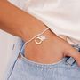 Just To Say Bracelet Gift, Just To Say Lots Of Luck Clover And Horseshoe Charm Bracelet Gift, thumbnail 2 of 3