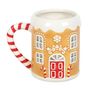 Christmas Mugs For Hot Chocolate Santa And Gingerbread, thumbnail 2 of 9