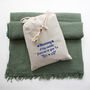 Cotton Muslin Towel Throw, Mothers Day Gift, thumbnail 3 of 11