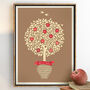 Ruby Anniversary Gift ‘Personalised Family Tree Print’, thumbnail 3 of 12